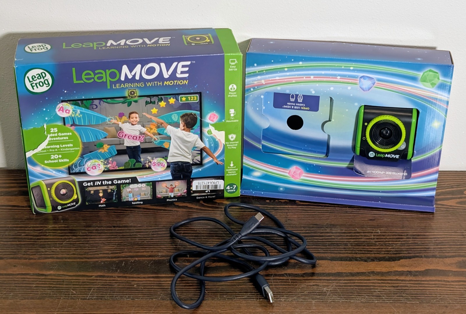 Leap Frog LeapMove Learning Video Game System 25 Preloaded Games *Open Box*