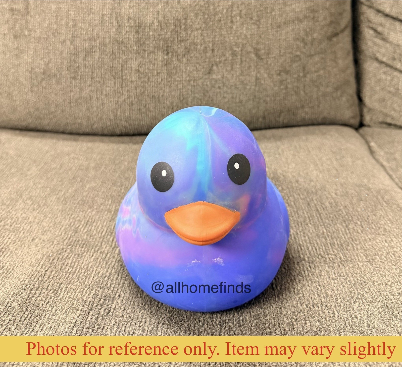 Sunny Days Jumbo Squeezy Ducks – Tie Dye Blue Squishy Stress Relief Toy – NEW