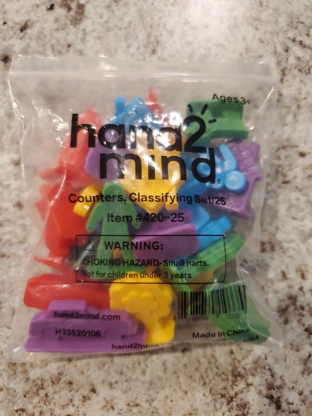 Hand 2 Mind Counters Classifying Set/25 Item# 420-25 Homeschool