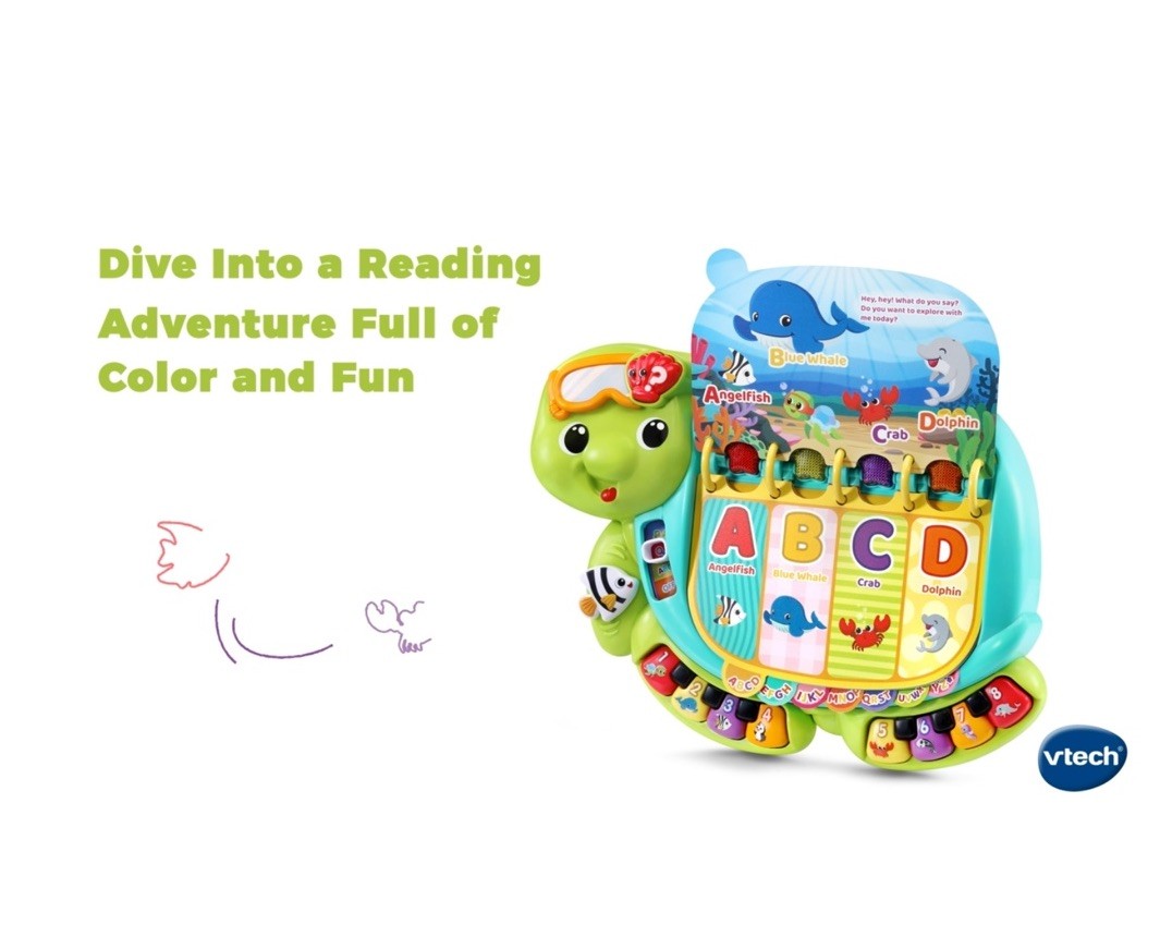 VTech Touch & Teach Sea Turtle Educational Toy Book