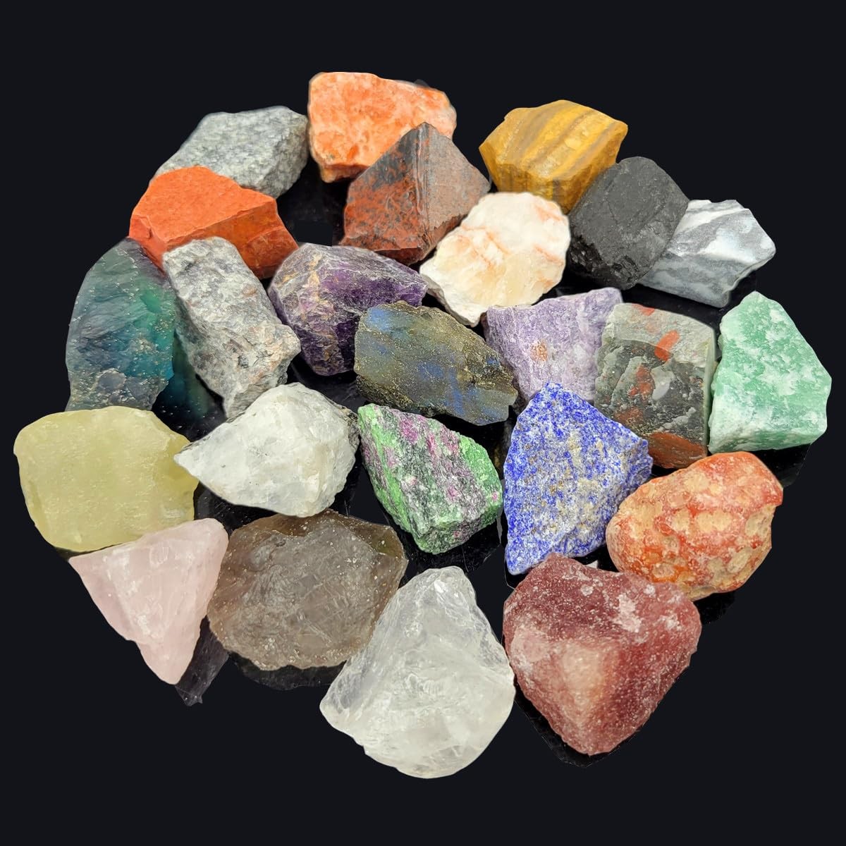 Rock & Mineral Collection Kit for Adults and Kids Natural Rocks for Tumbling …
