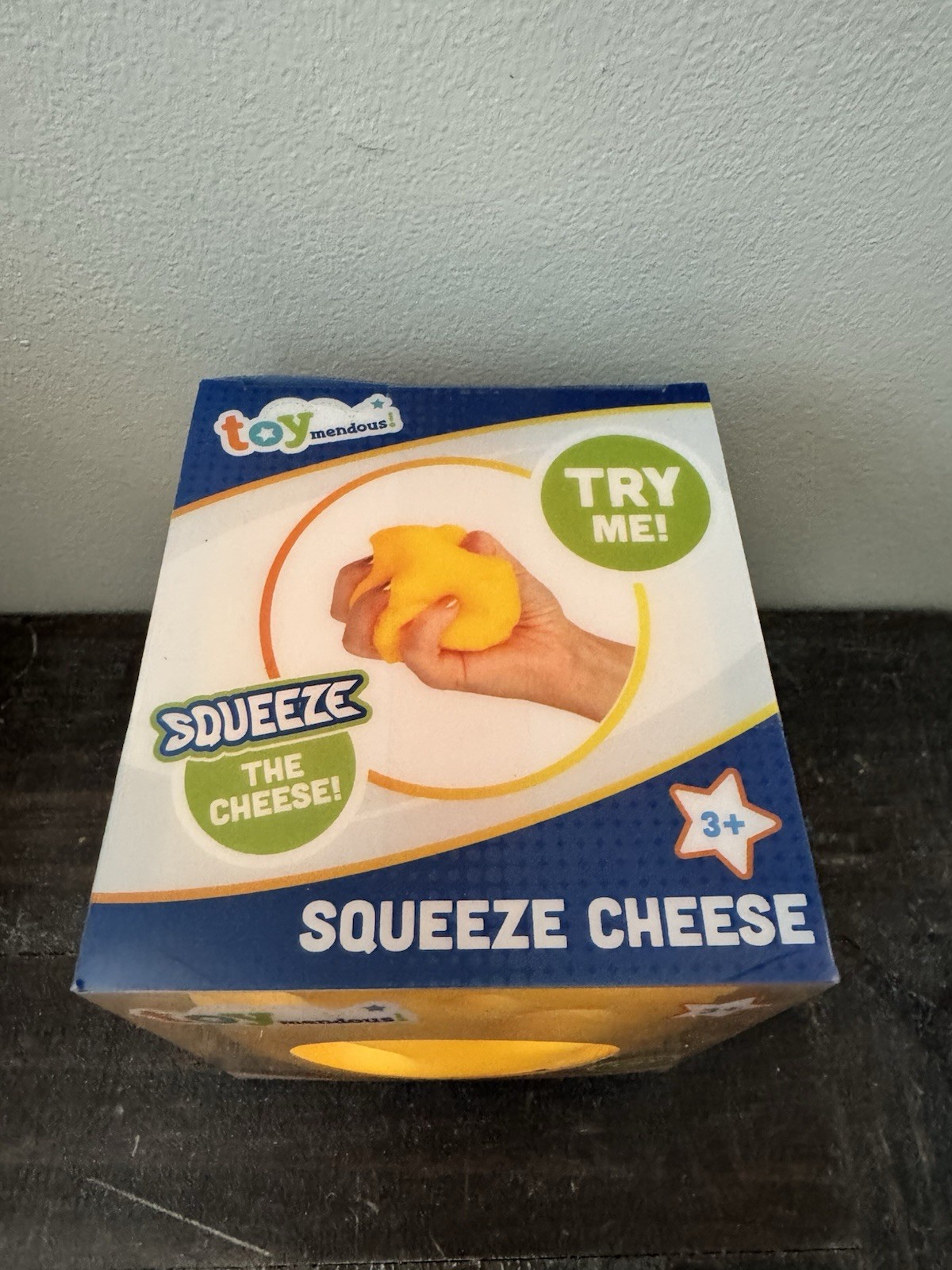 Squishy Squeeze Cheese *Toy!Mendous Viral Squishy Cheese