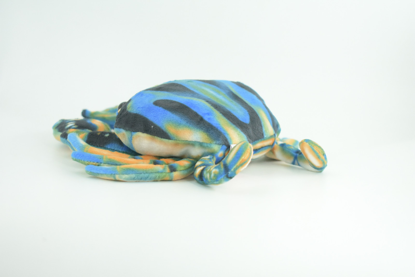 Blue Crab Plush Toy, Realistic Soft Stuffed Crab Toy, 10 Inches F4357 B197