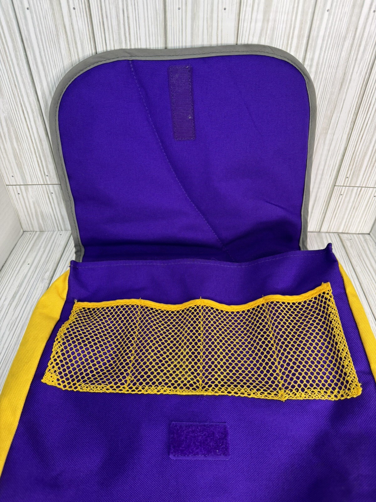 Fisher Price Power Touch Learning System Carrying Case Backpack Yellow/Purple