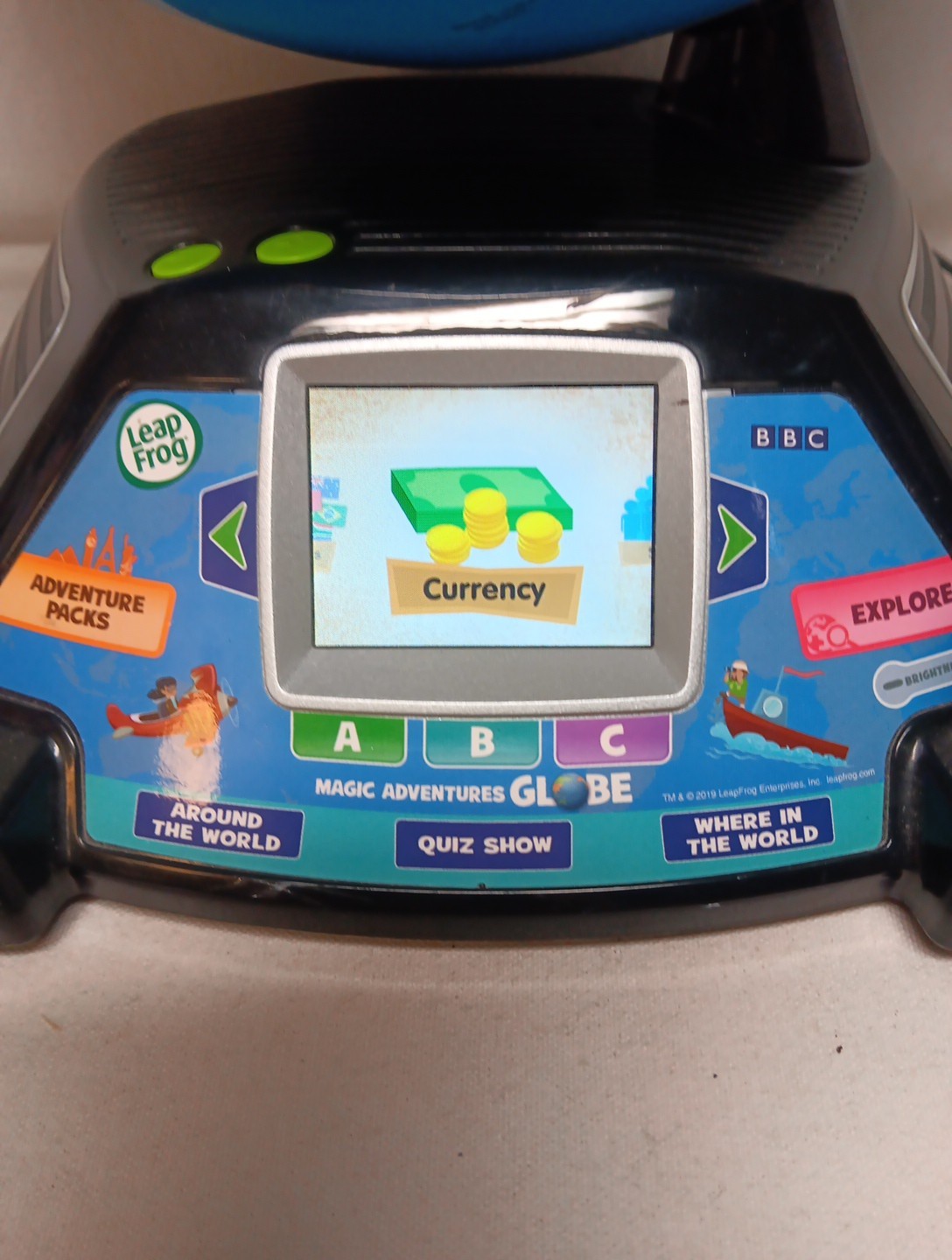 LeapFrog Magic Adventures Globe 2.8″ Video Screen BBC Videos Interactive Games