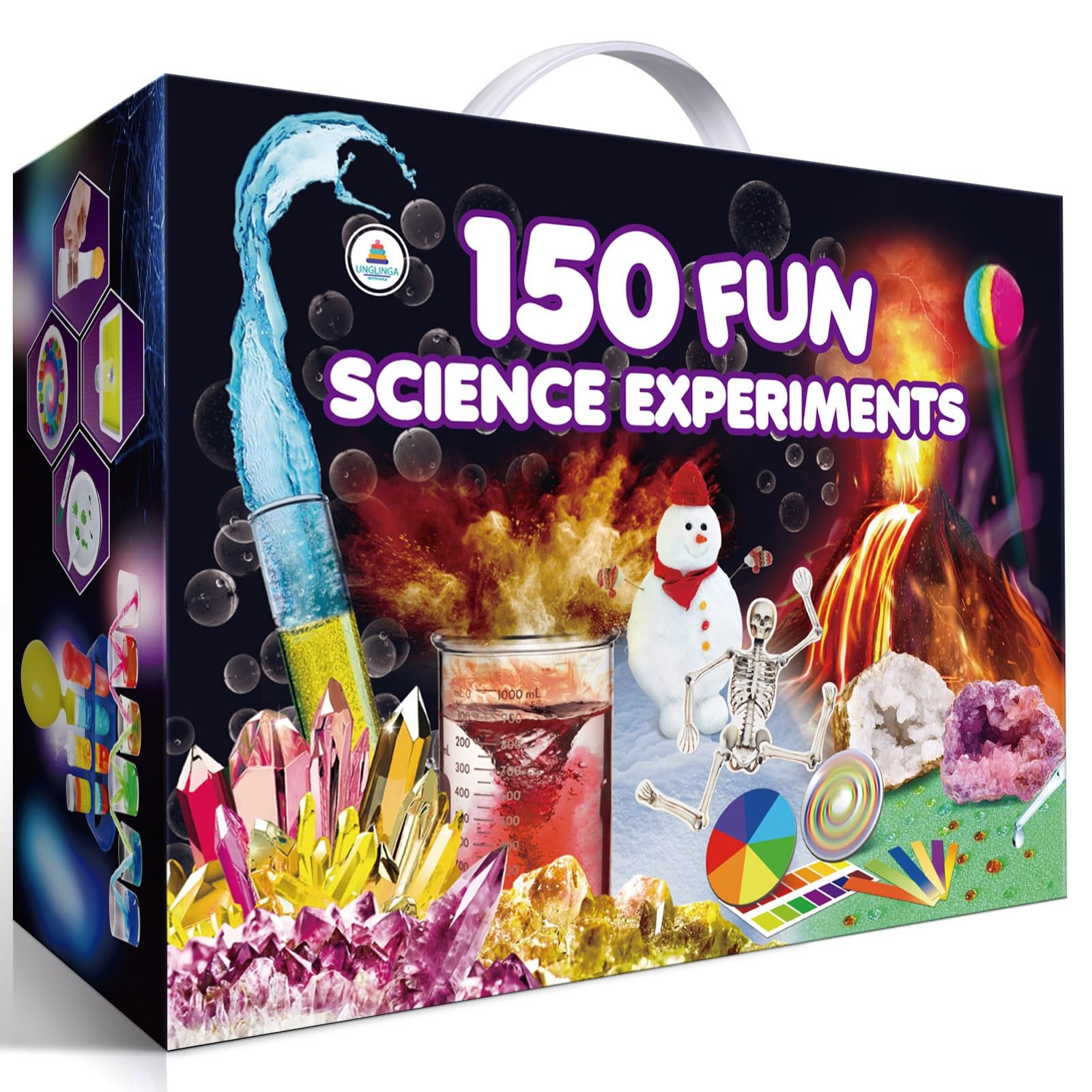 UNGLINGA 150 Experiments Science Kits for Kids Boys Girls, S.T.E.M Kit Toys G…