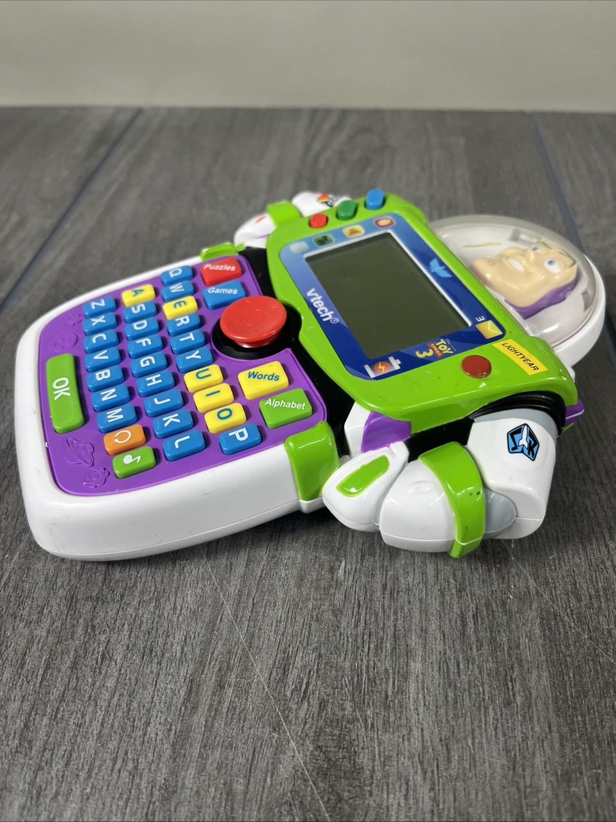 VTech Toy Story 3 BUZZ LIGHTYEAR Learn & Go Electronic Handheld – WORKS!!!