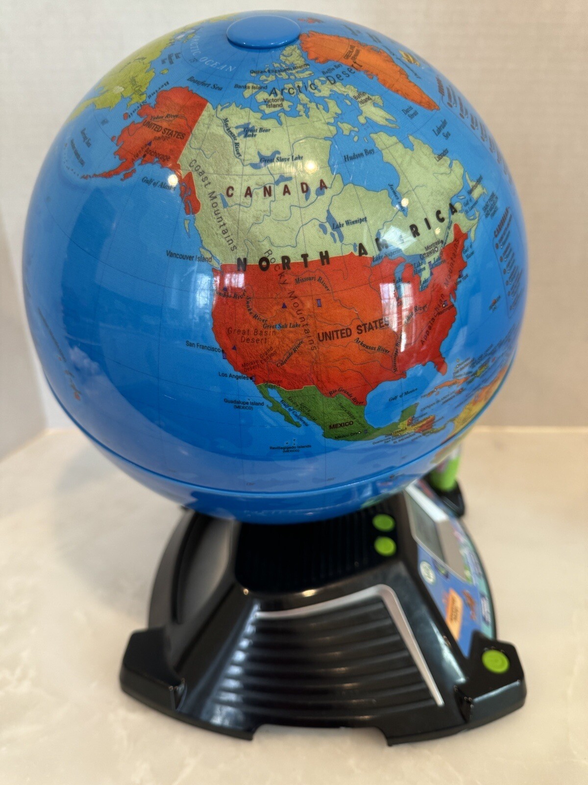 Leap Frog Magic Adventures Globe With Pen Leapfrog Educational Toy – Works!