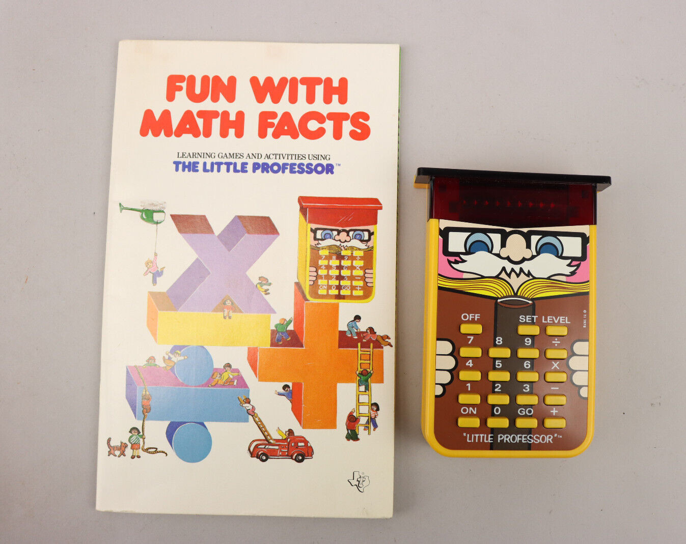 Lot of 2 VTG 1979 TI Little Professor Learning Aid CIB Complete Tested Working!