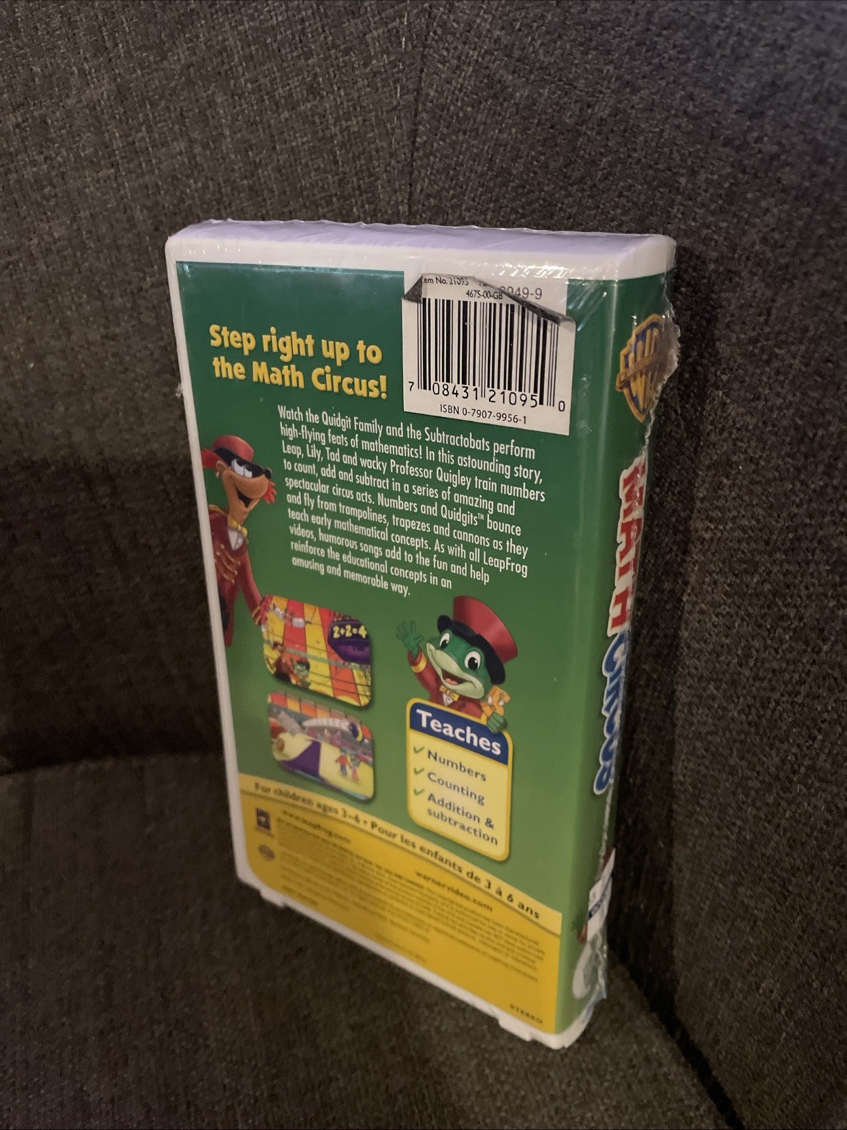 Leap Frog Math Circus VHS, New Sealed