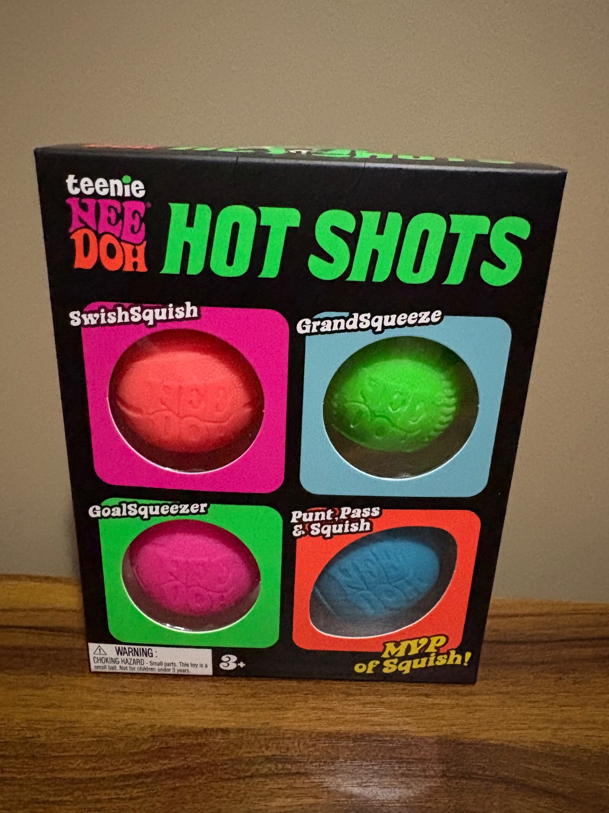 Teenie NeeDoh Hot Shots (4 Pack) – Brand New Unopened Packaged