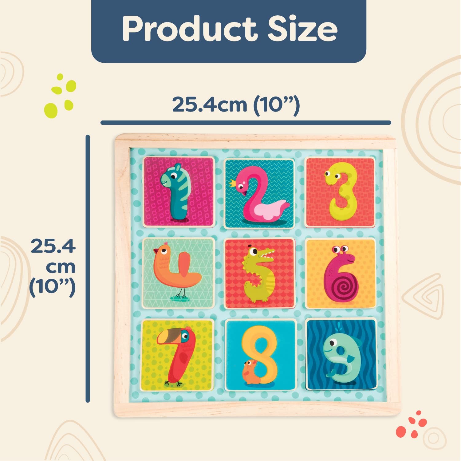B. toys – Count 10.00 inch x x 0.47 inch, Red, Yellow, Green, Blue