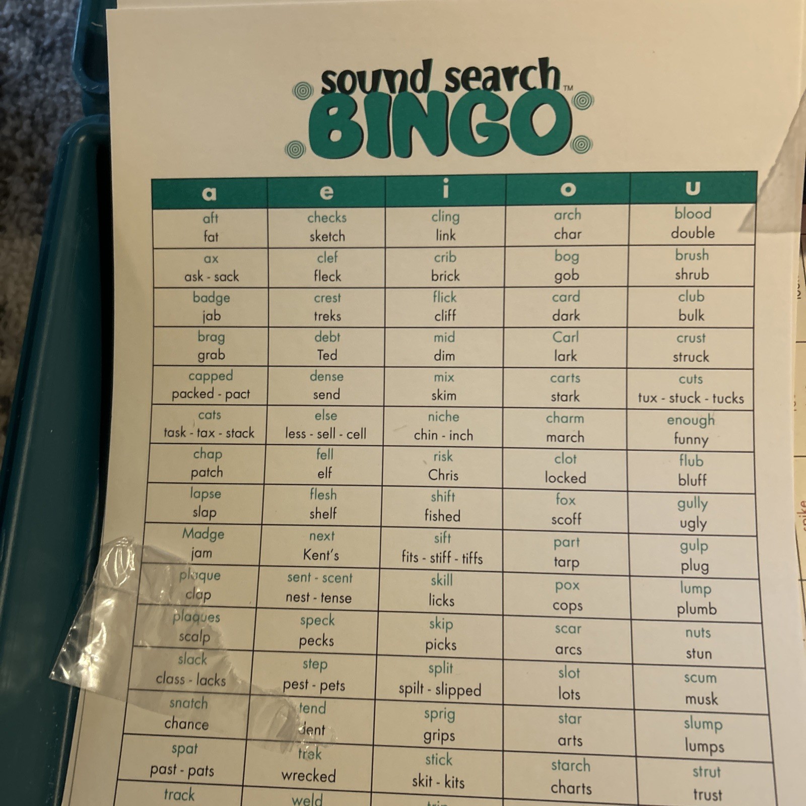 LinguiSystems Lot of 4 Sound Bingo Word Scramble Two In Vocabulary Play-By-Play