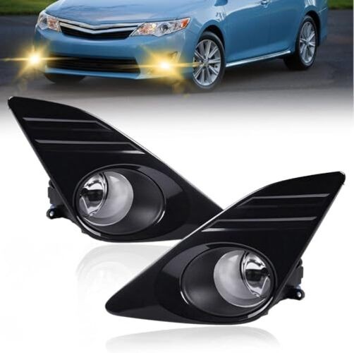 Fog Lights Compatible With 2012 2013 2014 Camry Front 12-14 Camry Halogen
