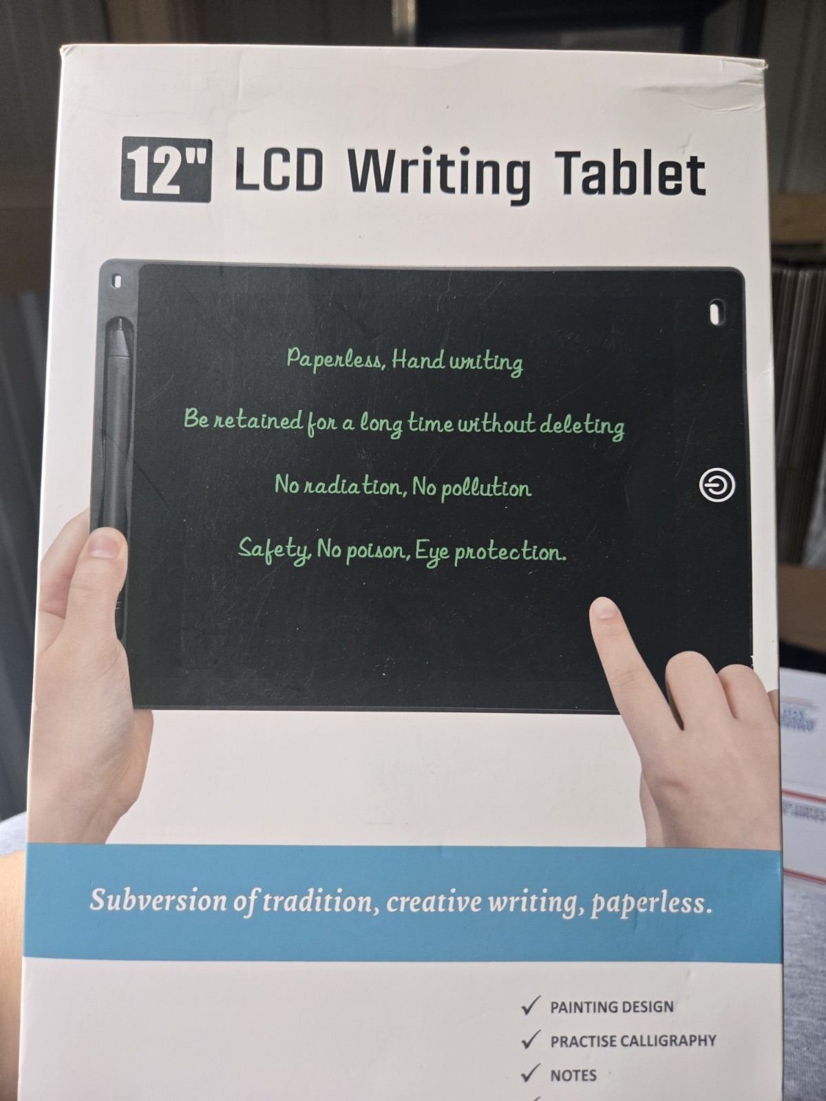 12″ LCD Writing Tablet – Paperless Handwriting Drawing Notes