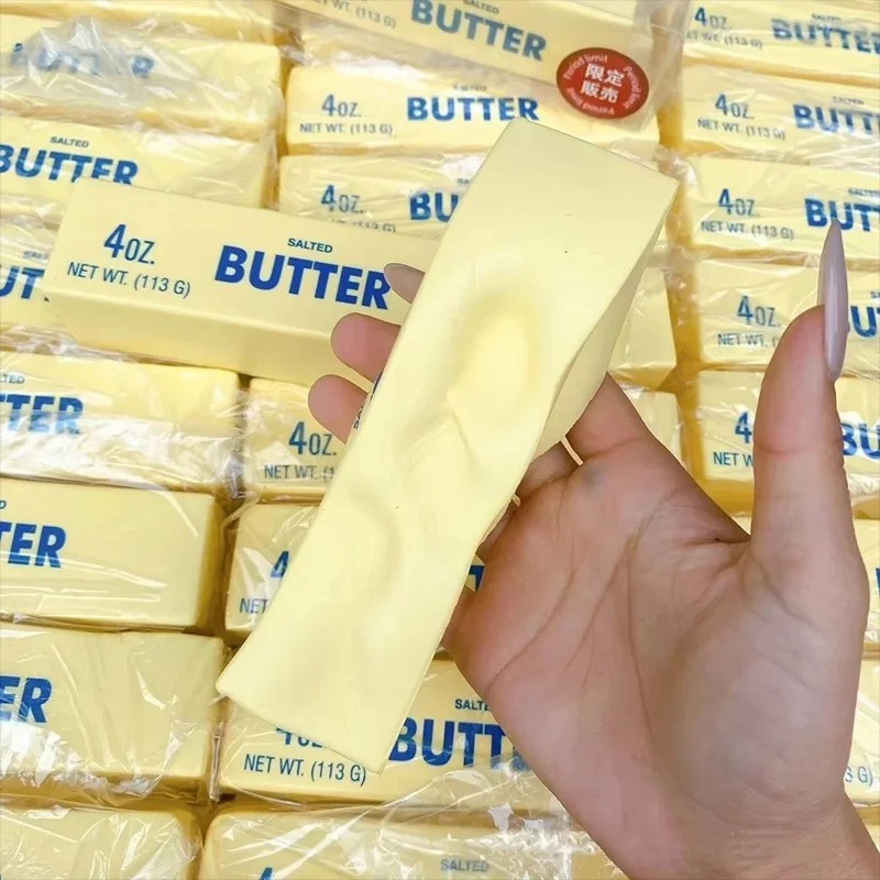 ✅ 1pc Butter Stick Squishy Fidget Toy Soft Stress Relief ADHD Anxiety Squeeze ✅*