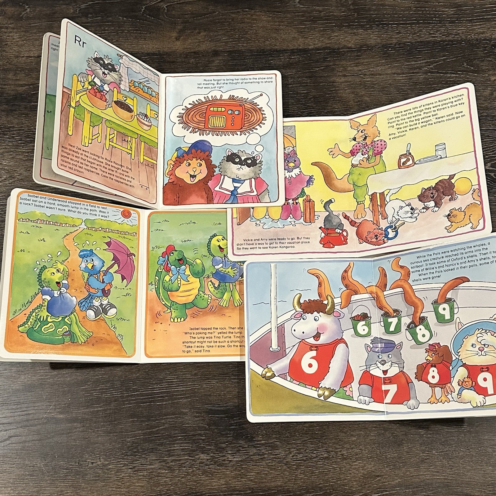 1987 World Book Early World of Learning Interactive Board Book Lot 15 VTG & Rare