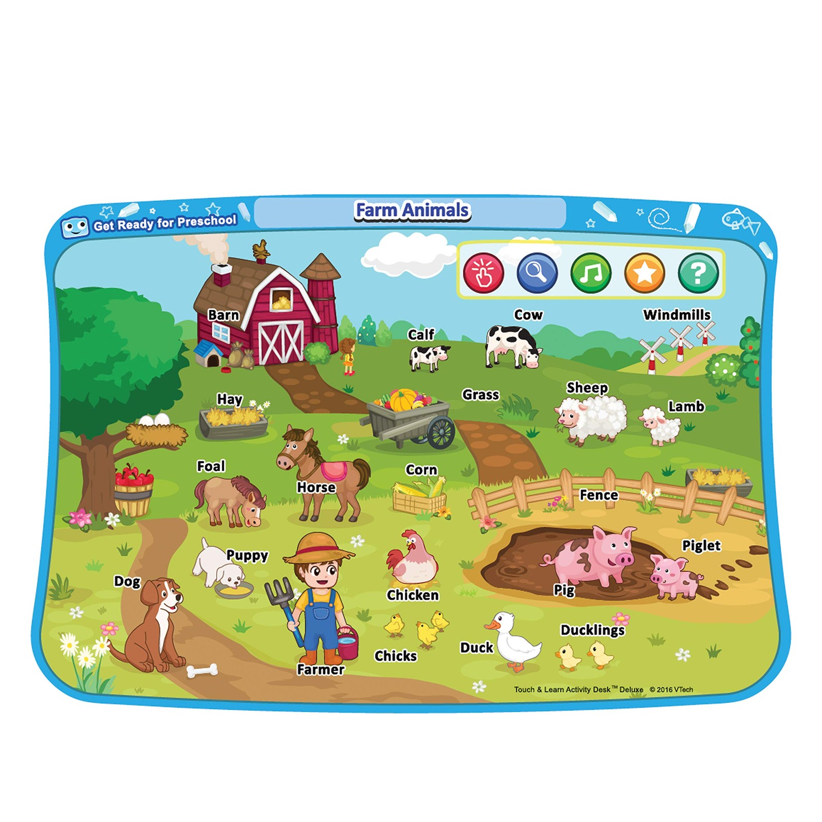 VTech Touch and Learn Activity Desk Deluxe Expansion Pack – Get Ready for