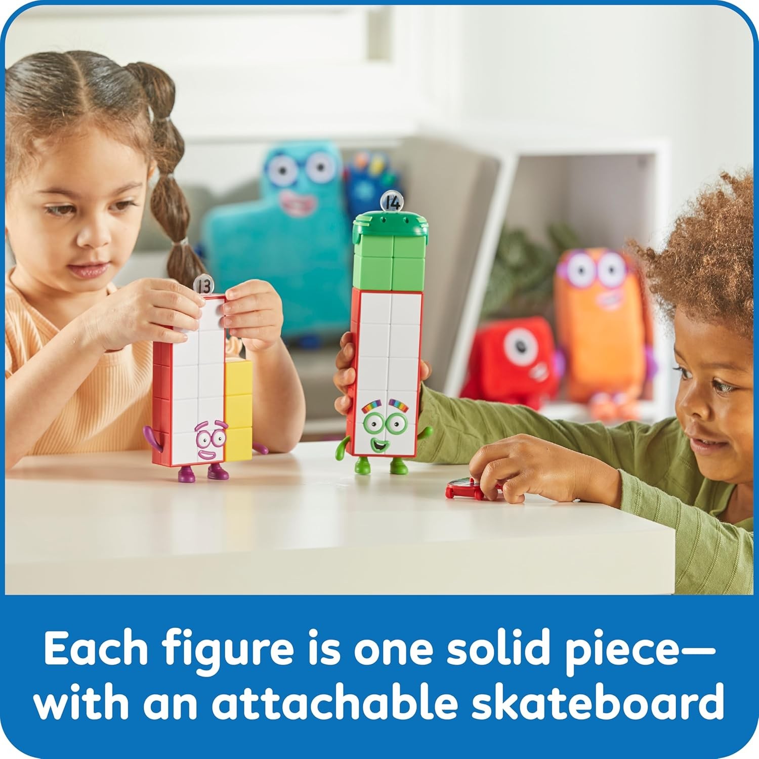 hand2mind Numberblocks Friends Thirteen and Fourteen Figures, Num