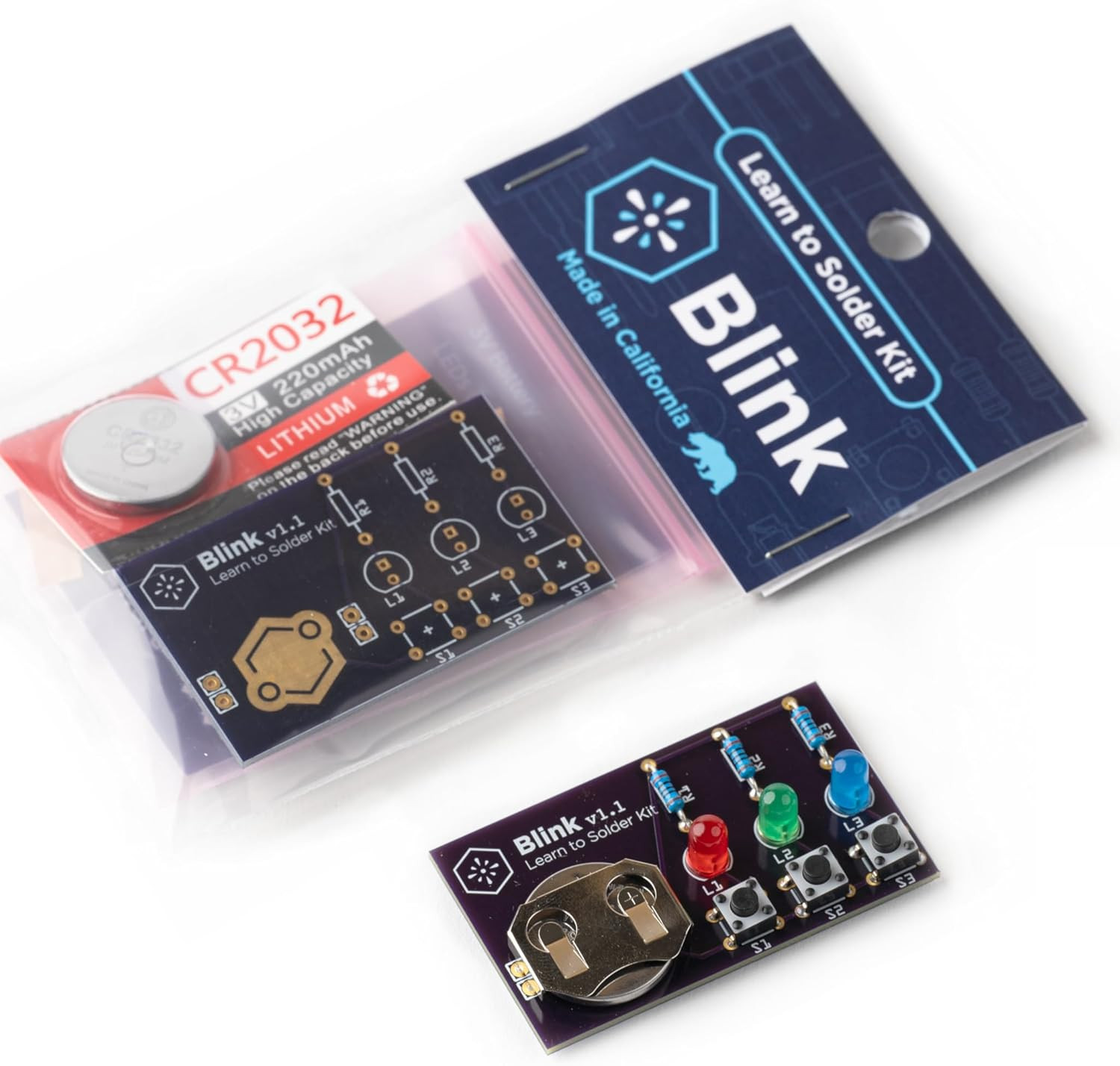 Blink LED Soldering Kit | DIY Electronics Projects for Beginners | Practice f…