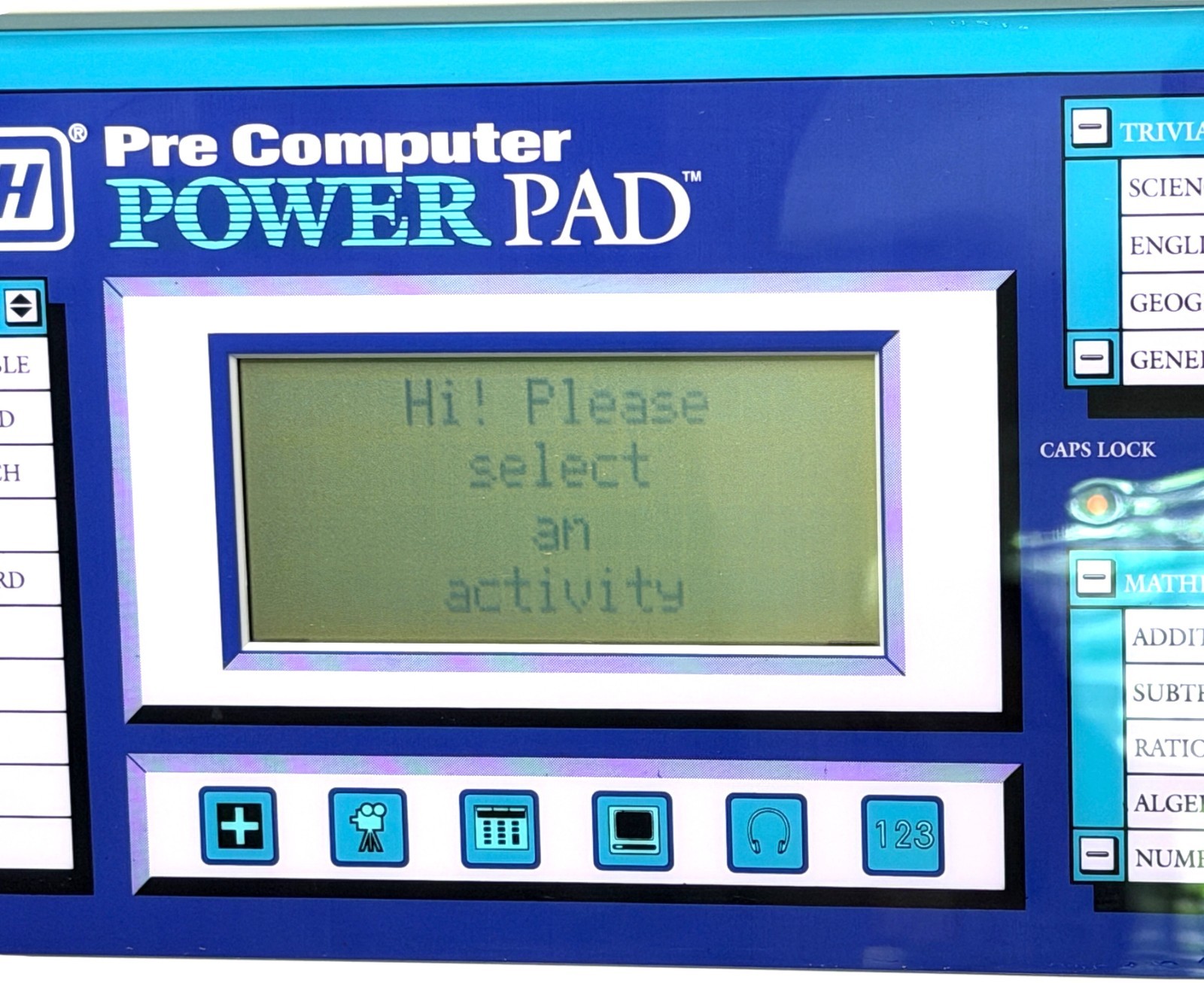 VTech Pre Computer Power Pad Vtg 1994 Tested Working w/ Manual & Power Cord