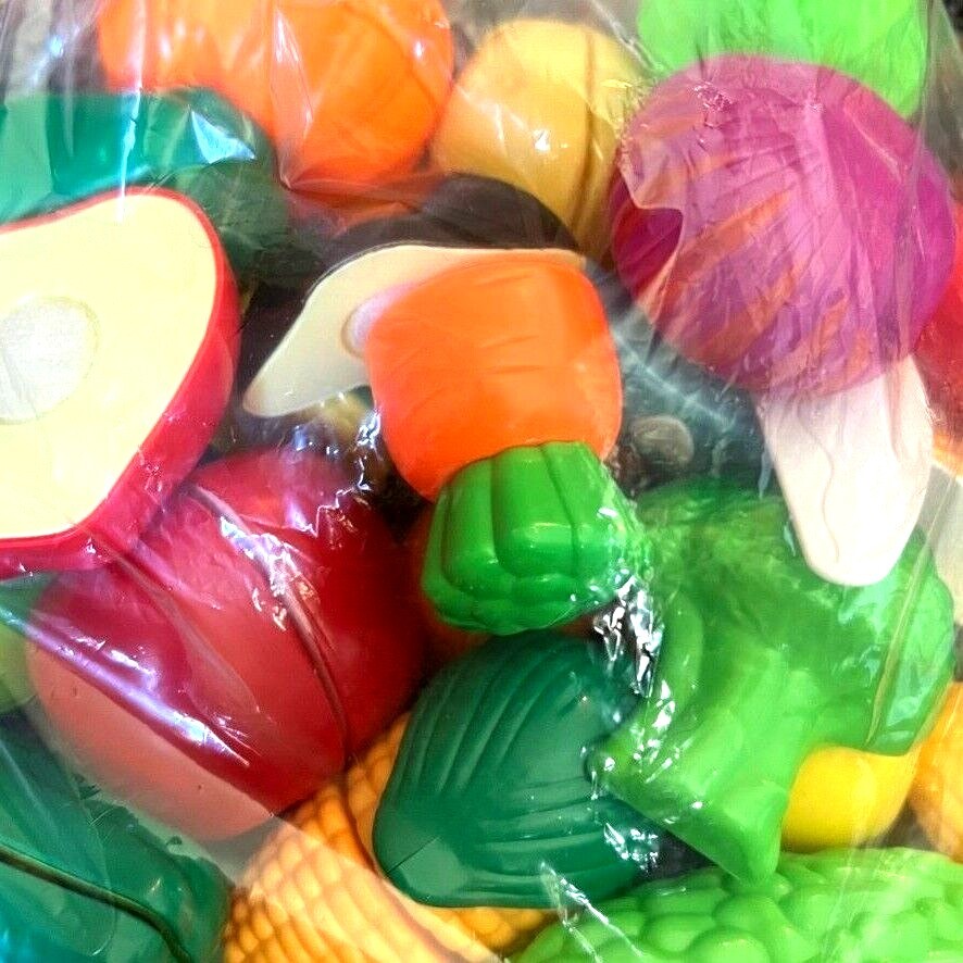 You Pick Replacement 2-Piece FRUIT VEGETABLES Play Pretend Cutting Food Cooking