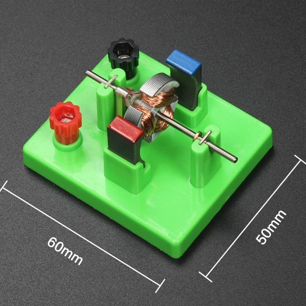 1Pc Green DIY DC Electrical Motor Assemble KIT – STEM Science Small,