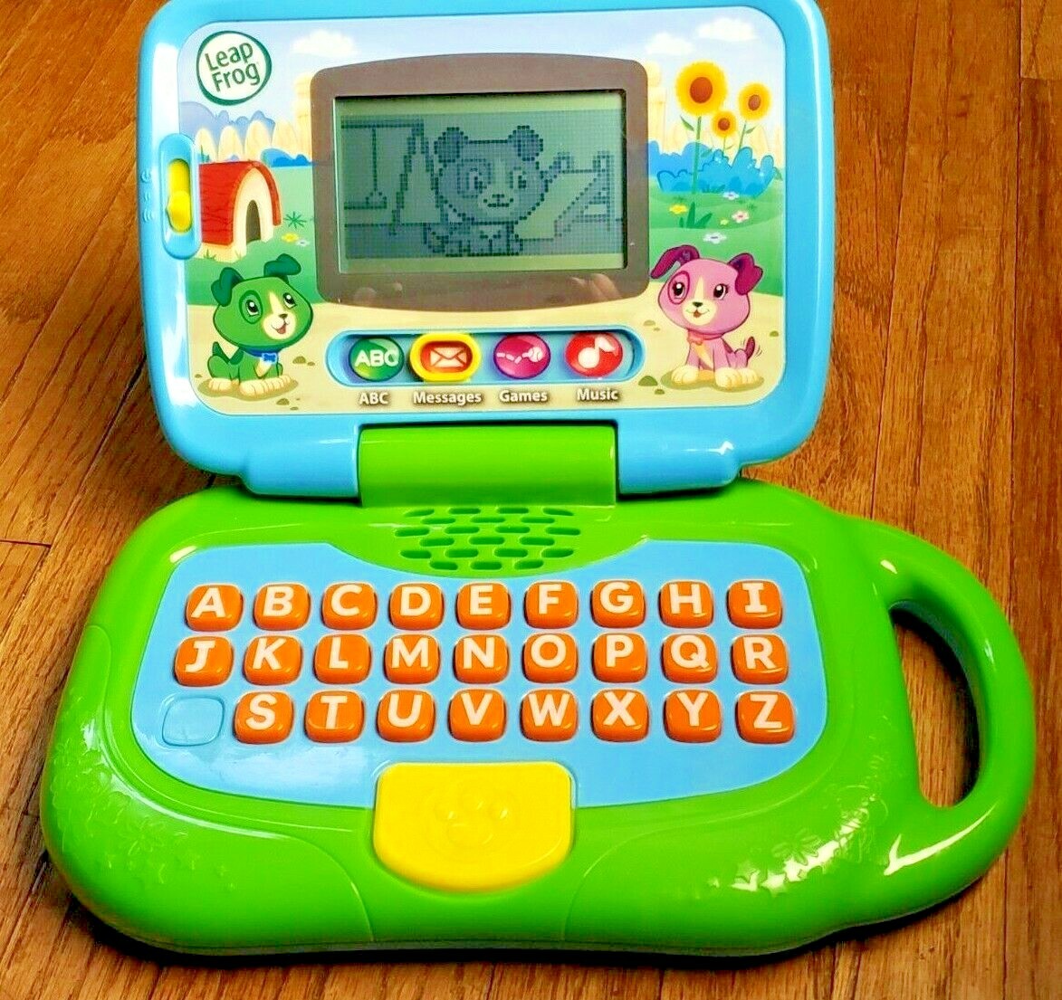 LEAPFROG “My Own Leaptop Laptop” Toddler Learning Toy + Batteries *WORKS*