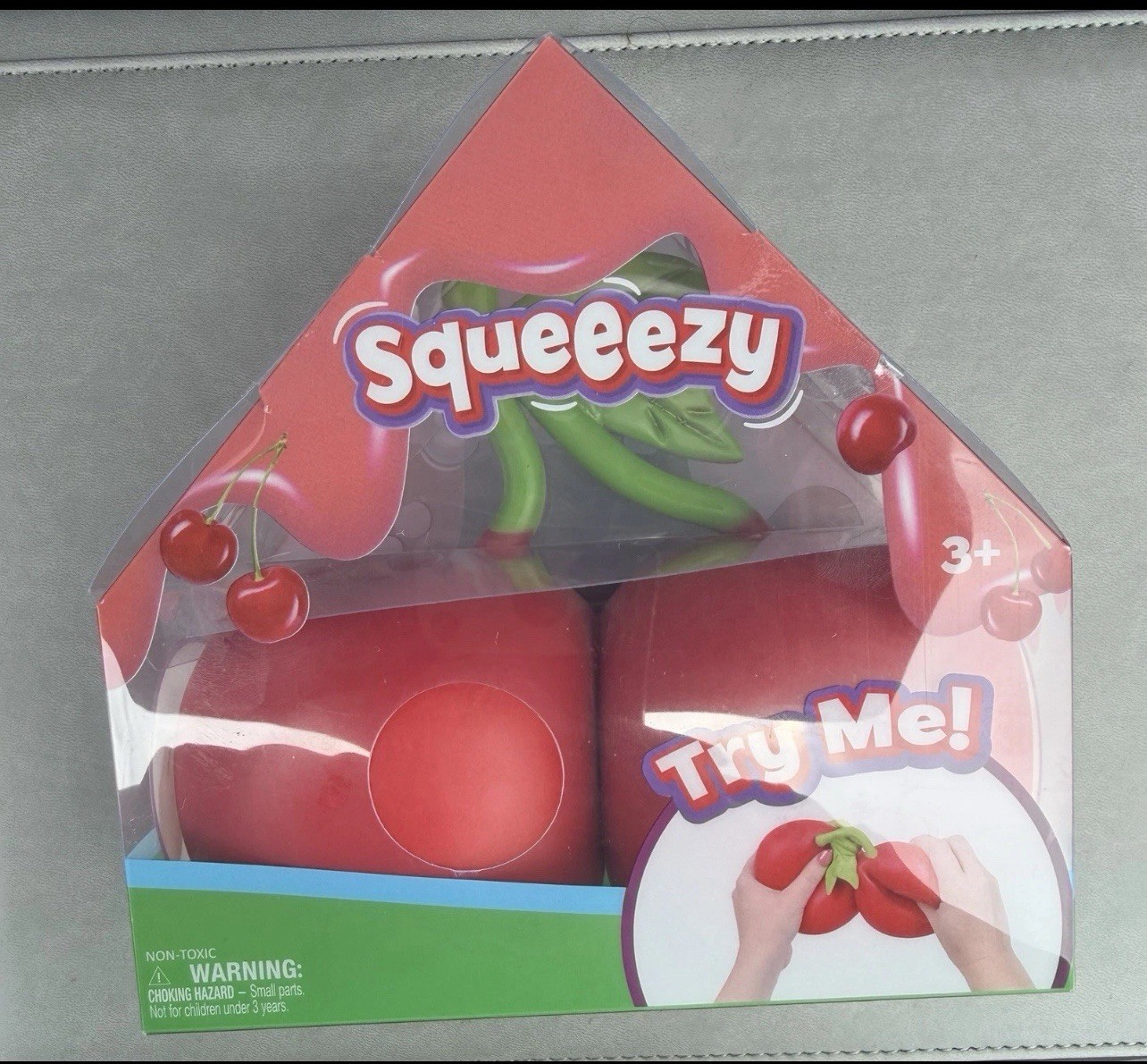 Sunny Days Squeeezy Cherries Viral Squish Squishy Fidget Toy TikTok