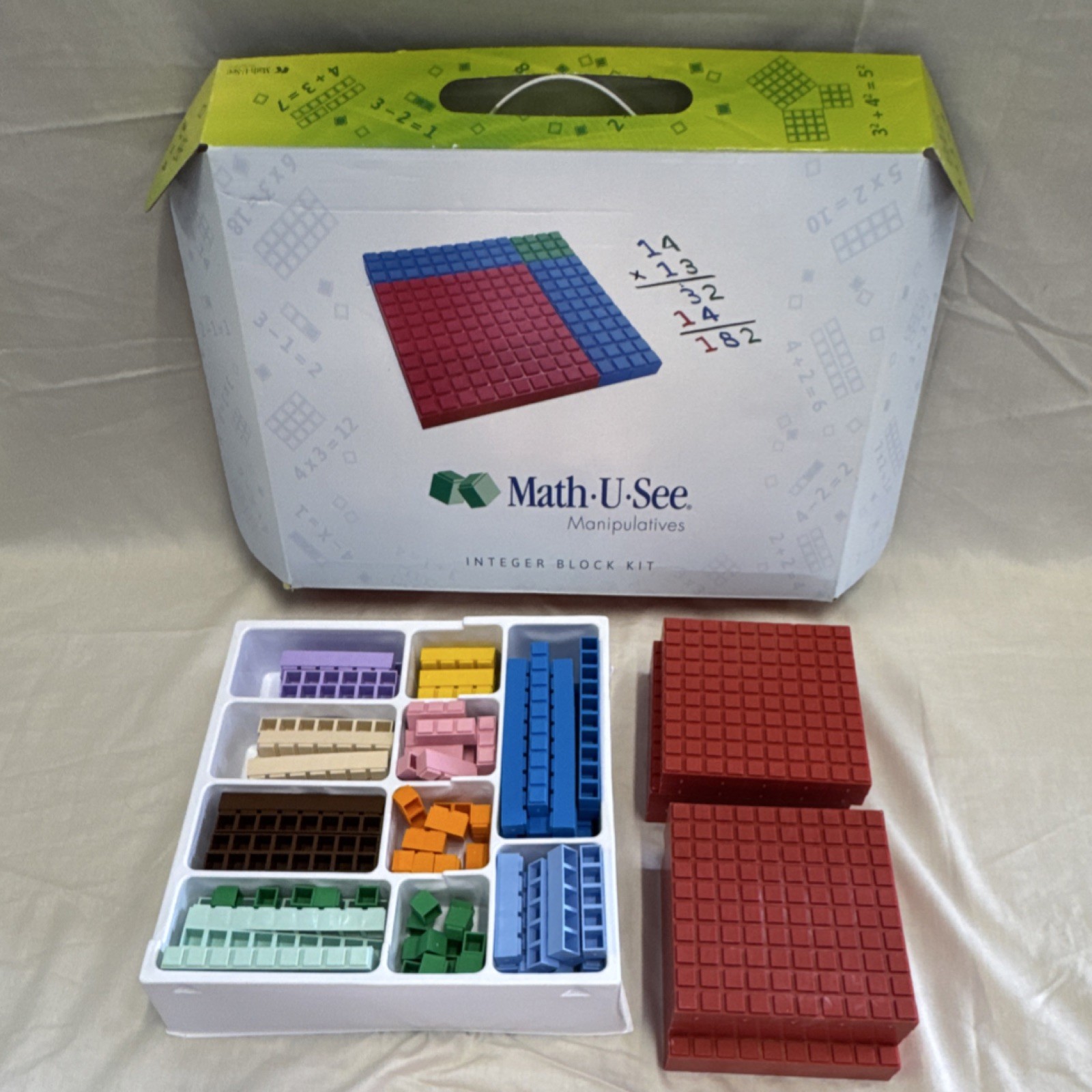 Math-U-See Manipulatives Integer Block Kit Educational Math Toy 8-11 Years