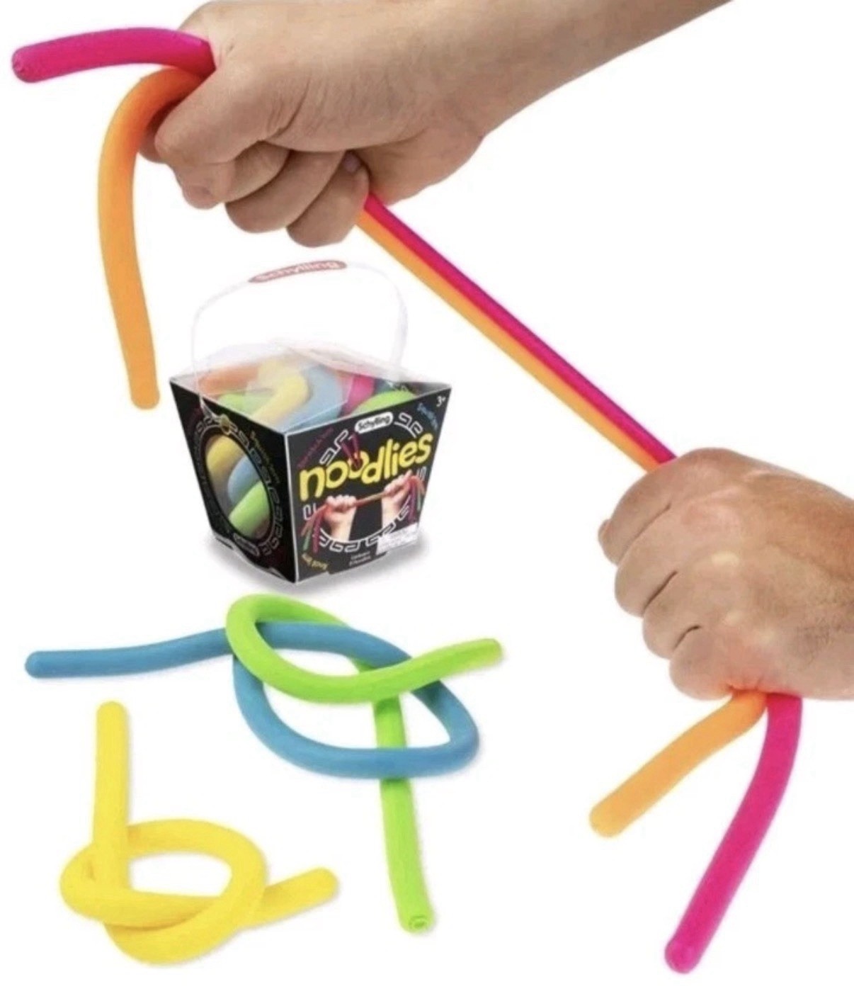 NeeDoh Noodlies Squish Stress Toy Fidget Squeeze Super Squish Super Stretch