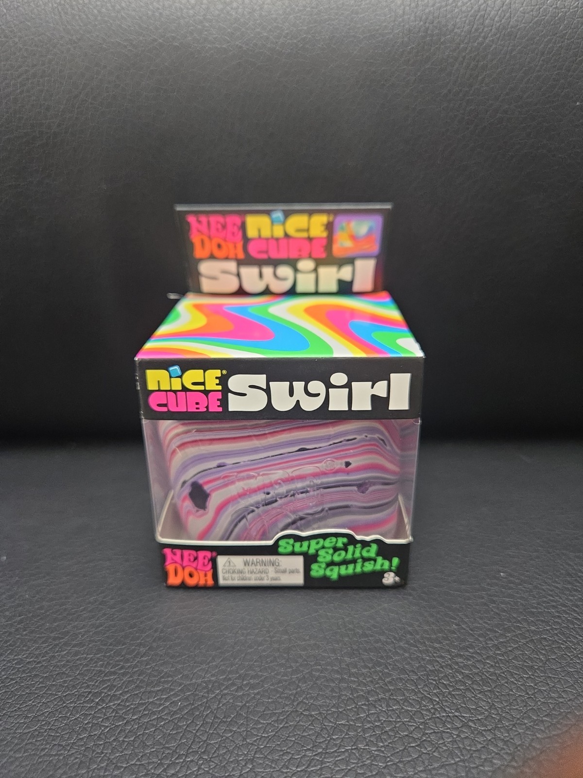 NeeDoh Nice Cube Swirl Pink And Purple Tik Tok Viral