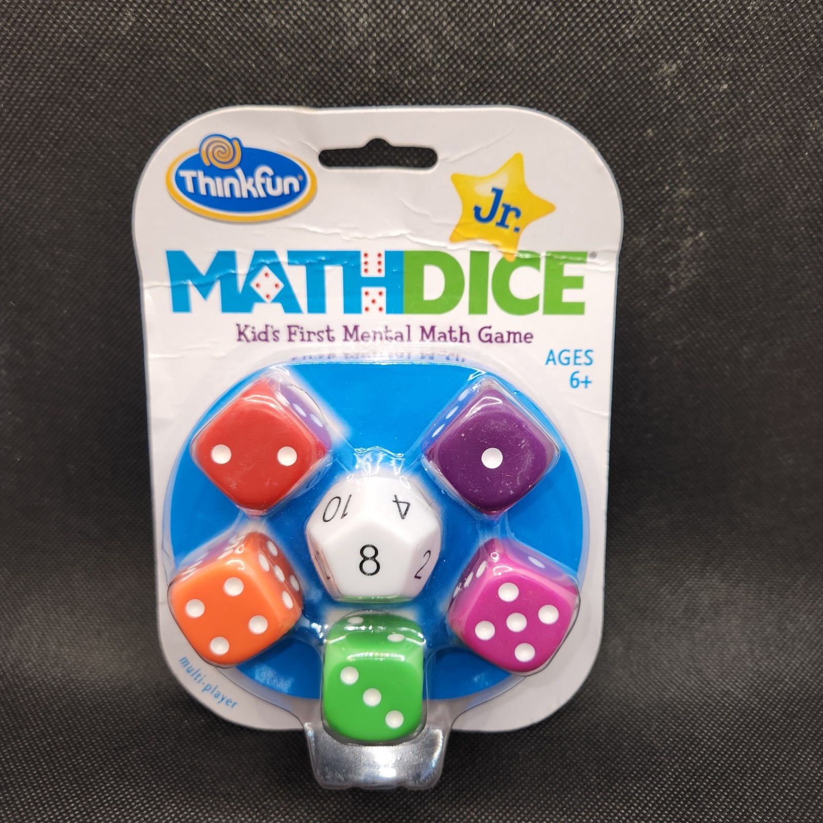 Thinkfun Jr. Math Dice Jr Kids First Mental Math Game Learning Ages 6+ *NEW