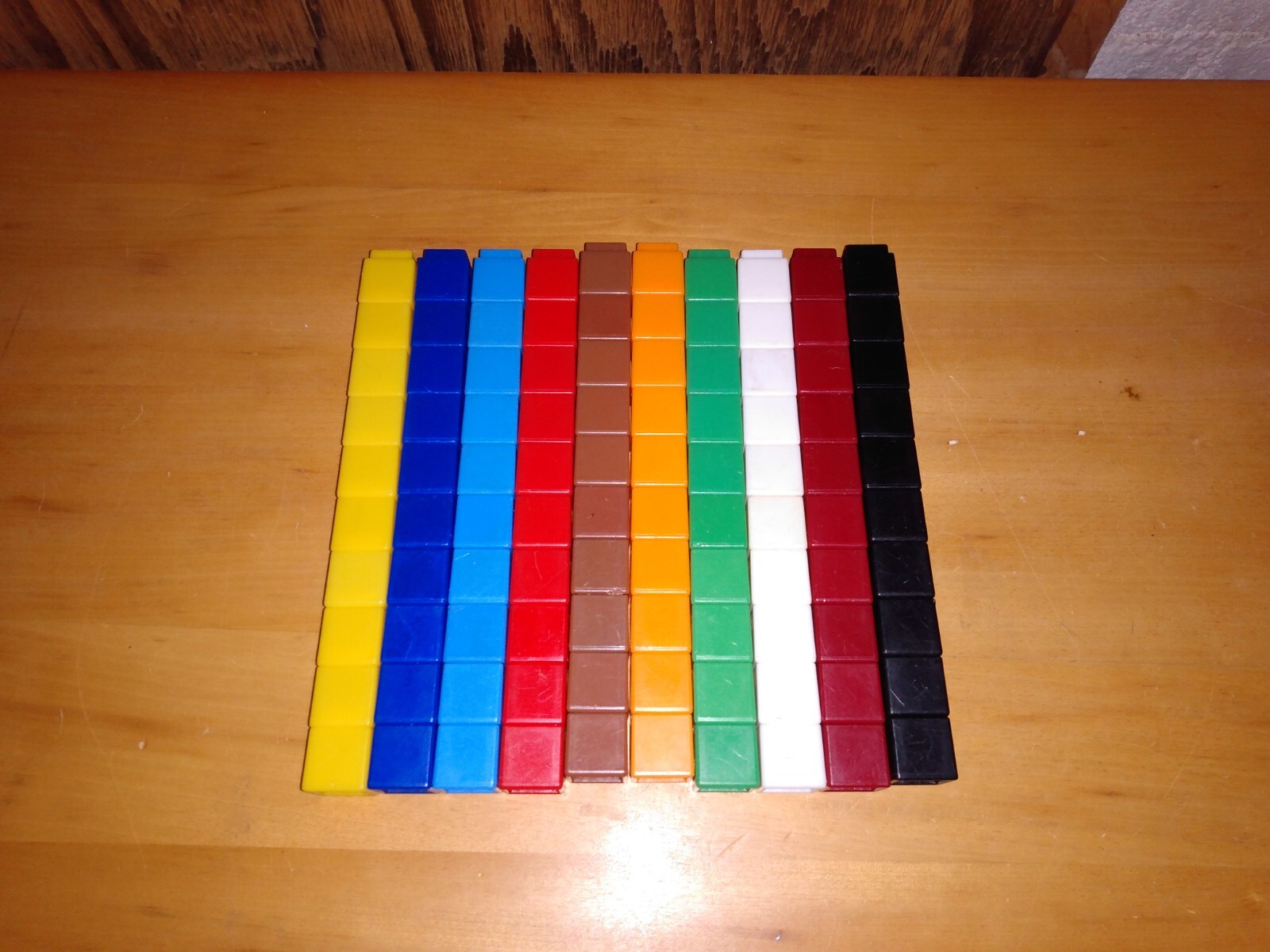 Unifix Counting Blocks 10 Colors, 10 of each Color