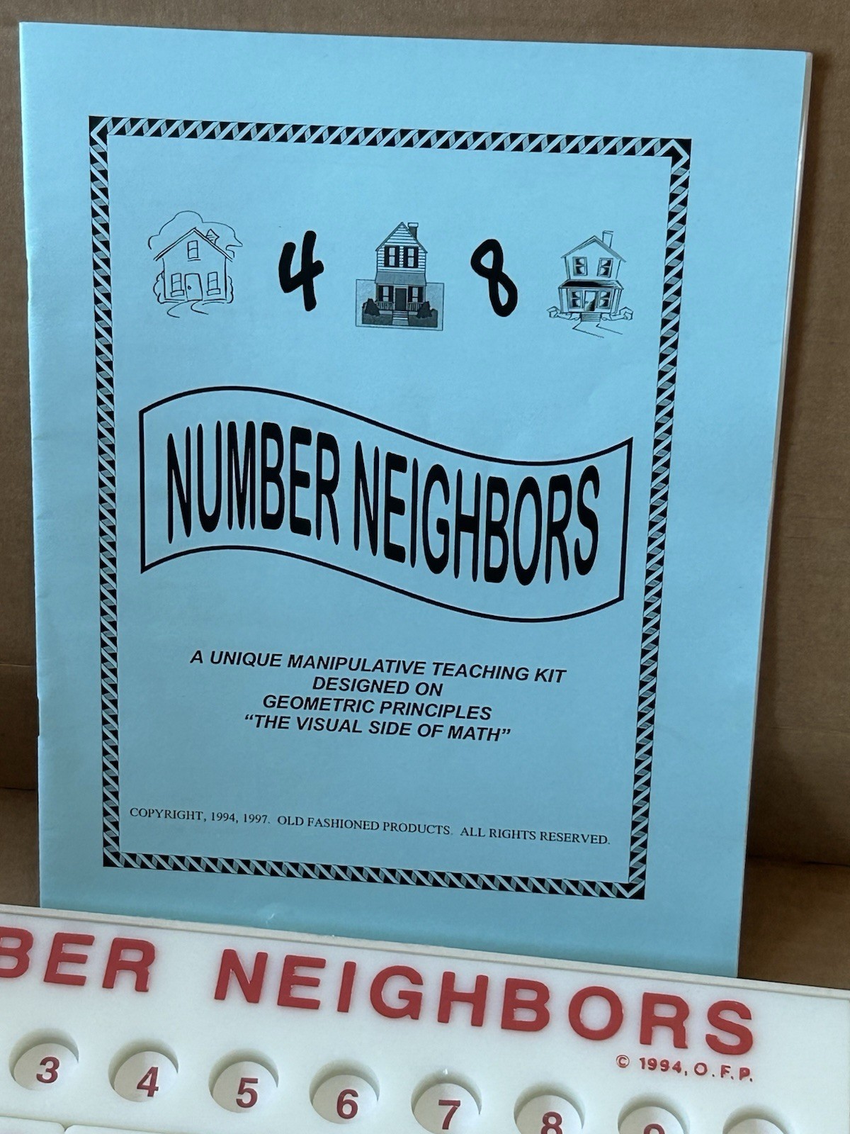 Old Fashioned Products Number Neighbors Mathematics Teaching Kit 1994 Vintage