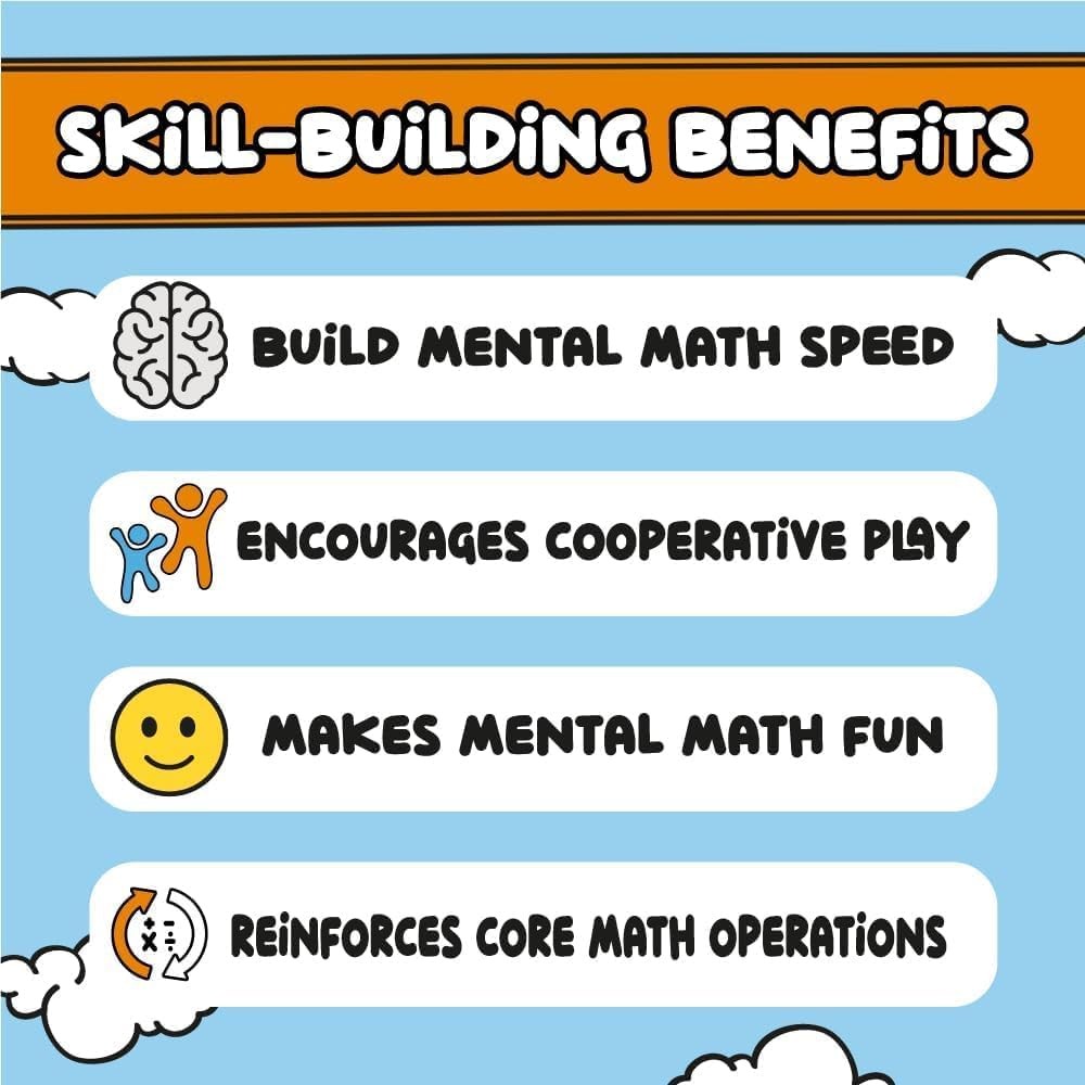 Math Blast! Cool Games for 4 inches x 1.9 x 4 inches, Multicolor
