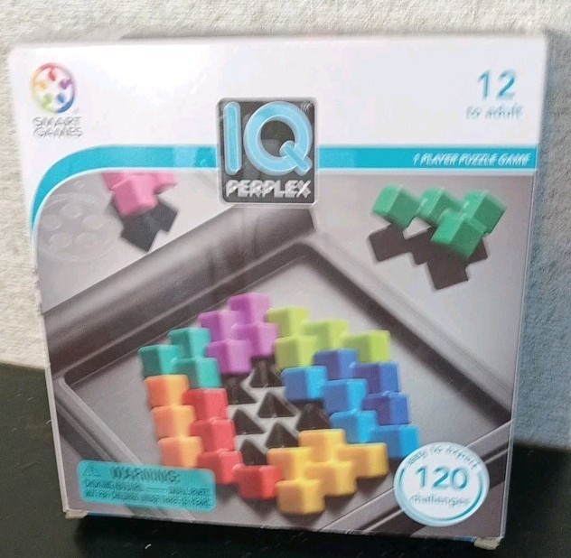 Smart Games IQ Perplex Puzzle Game with 120 Challenges Ages 12+ Years New Open