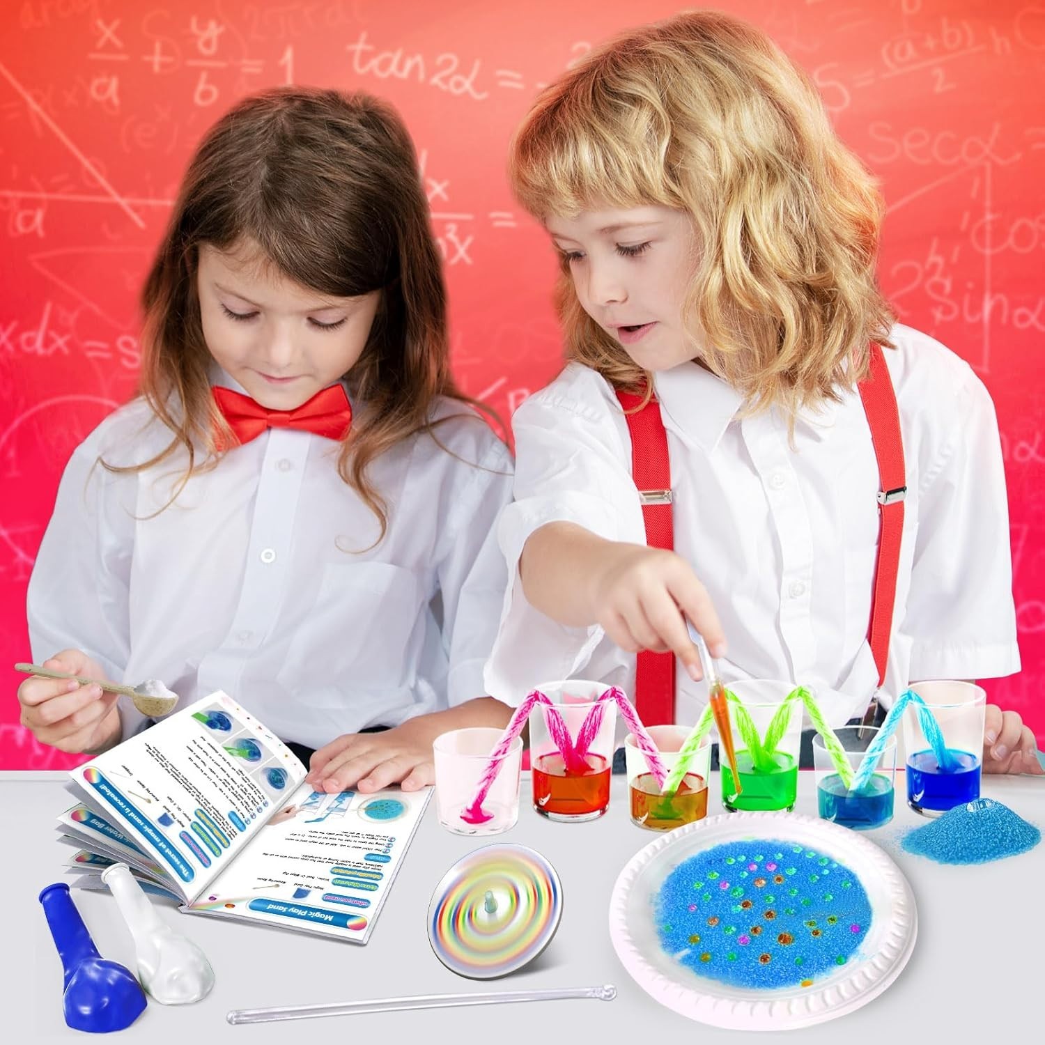Girls STEM Science Kit for Kids Ages 4 5 6 7 8 Educational Experiments Toys