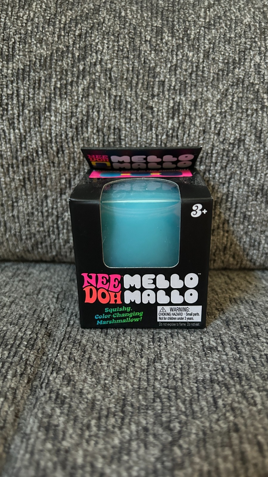 Nee Doh Color Change Mello Mallo Squish Squishy Fidget Toy Blue New in Pack