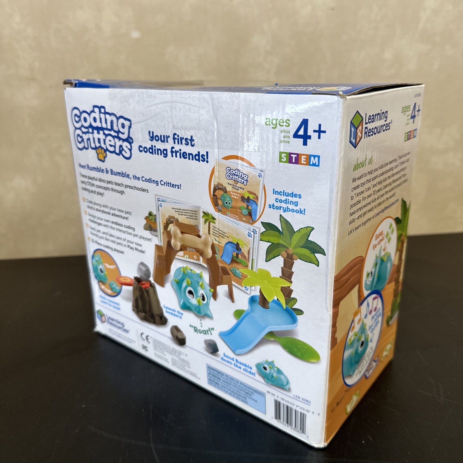 Learning Resources Coding Critters Rumble & Bumble 23 Pieces (LER3082) Open Box