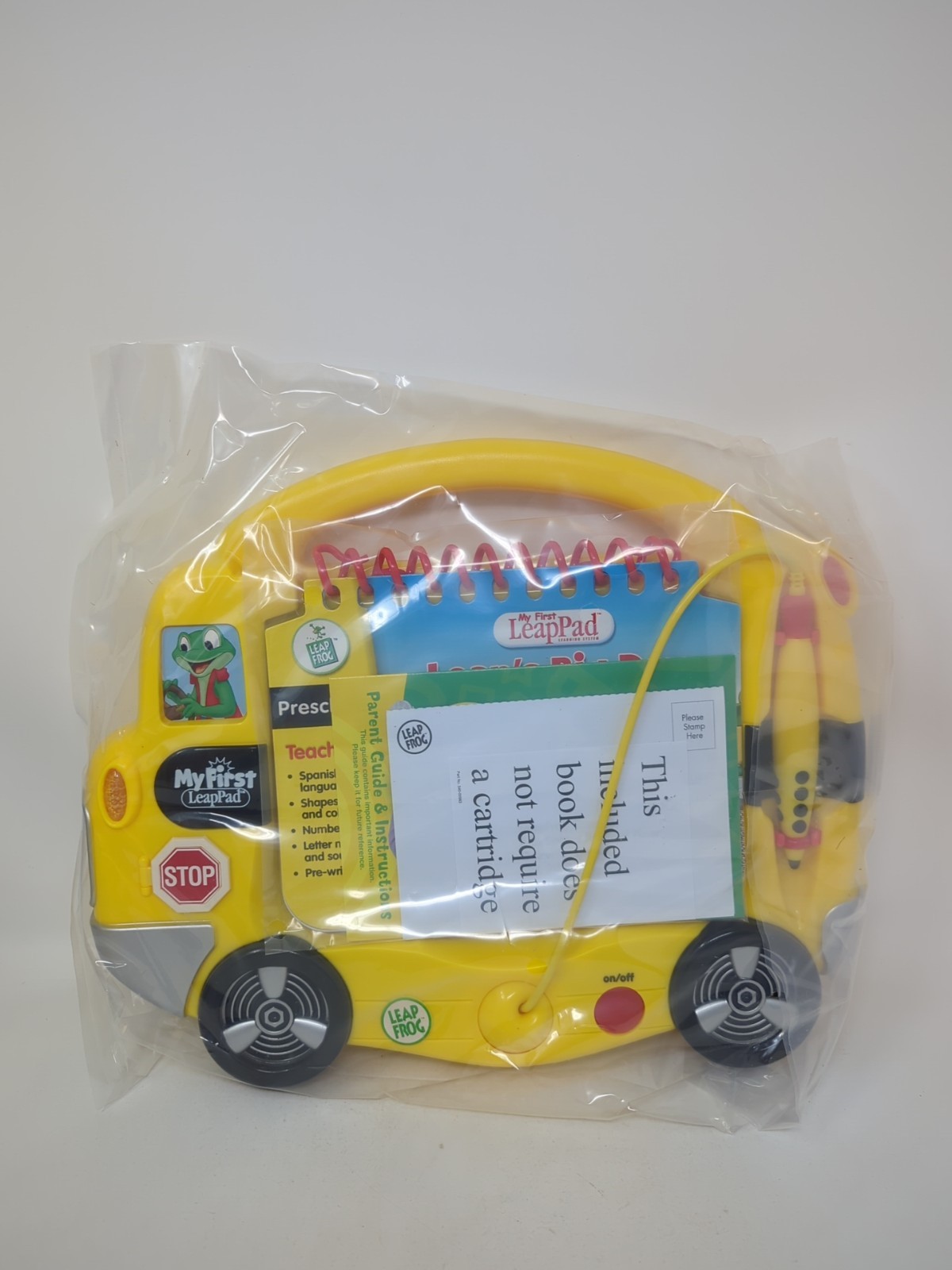 Leapfrog My First Leappad School Bus Learning System W/ 8 Books + 7 Cartridges