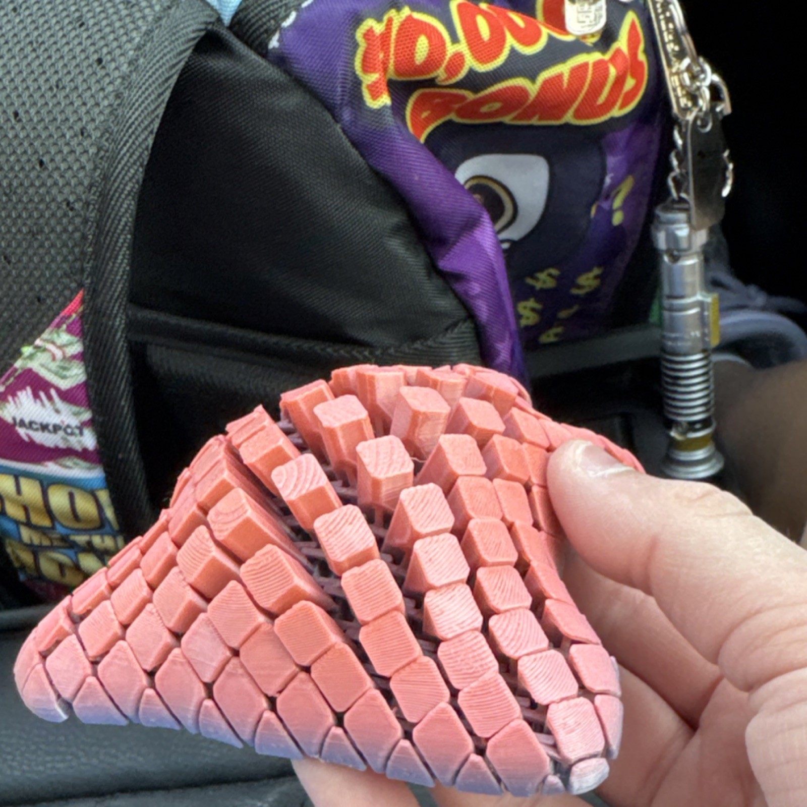 Pink Star-Shaped Tactile Sensory Fidget Toy for Ages 3-11 Years