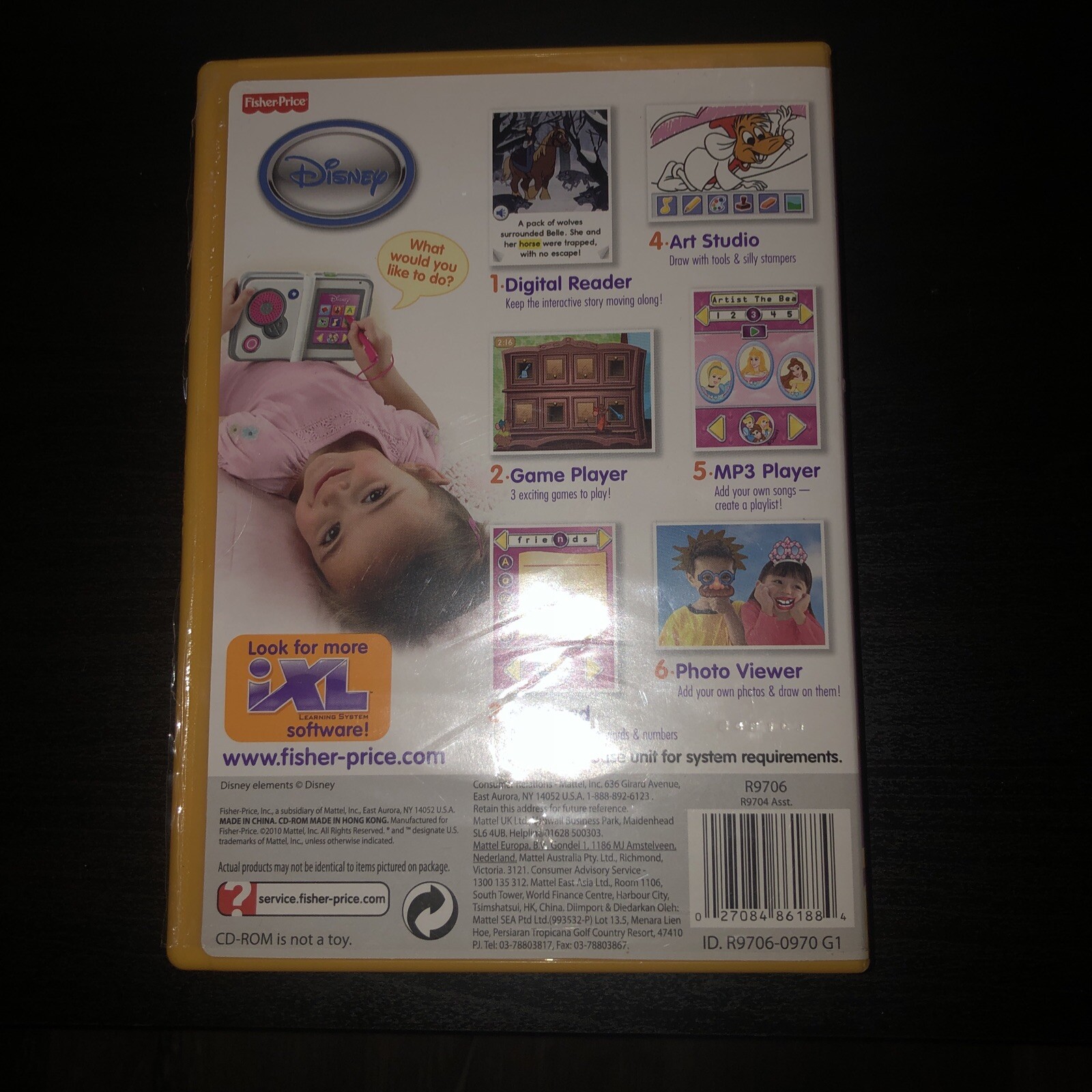 Fisher Price iXL Learning System CD Rom – Age 3 to 7 – Disney Princess