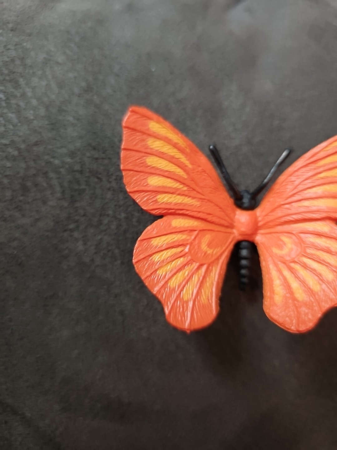 Unbranded Plastic Toy Orange Butterfly- 2.5 Inches