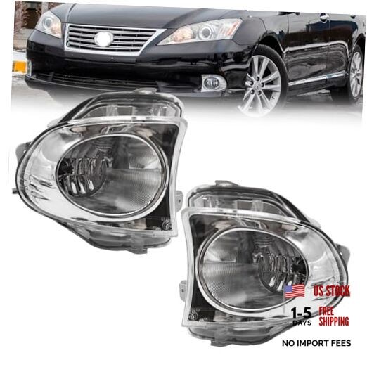 Fog Lights Replacement for 2010 2011 2012 ES240 / ES350 Front Bumper Fog Lamps