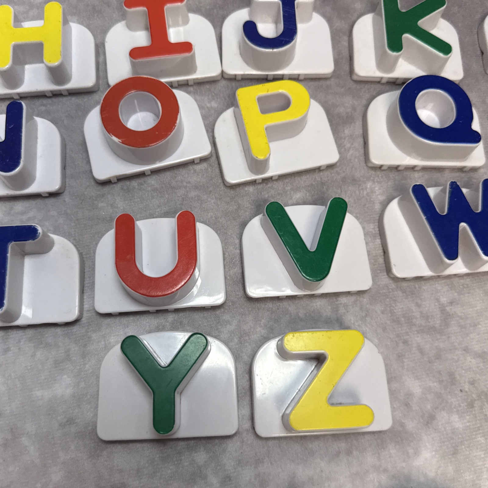 Leap Frog WORD WHAMMER Fridge Set Magnetic Alphabet WORKS 30 Letters No “S”