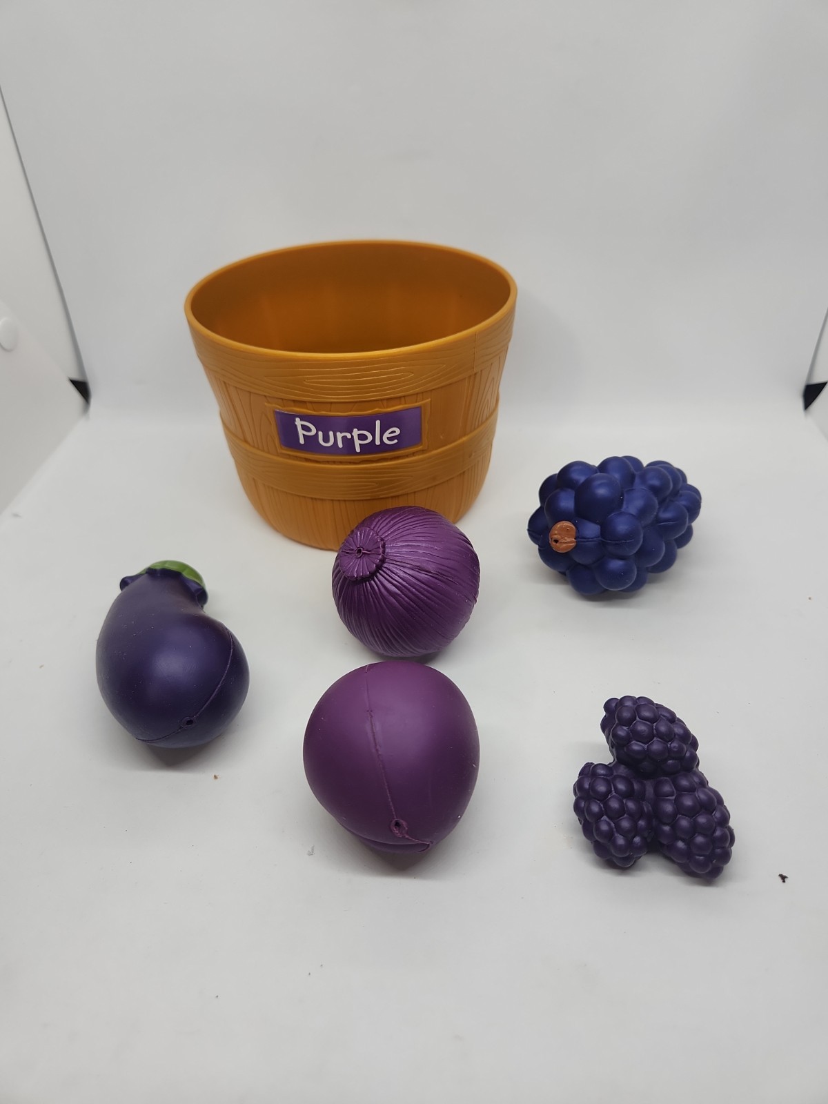 Learning Resources Farmers Market Color Matching Play Food Sorting Set Toy