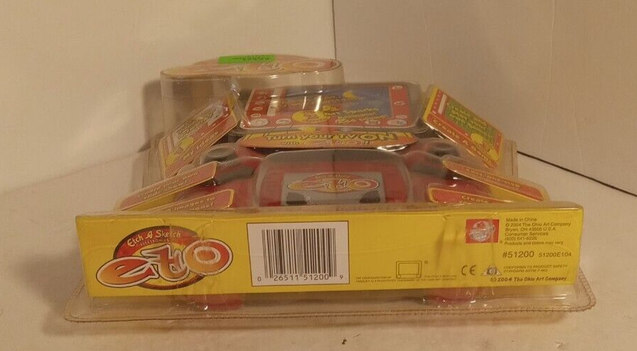 2004 ETO Etch A Sketch Plug ‘N Play Drawing System TV Hook Up NEW UNOPENED