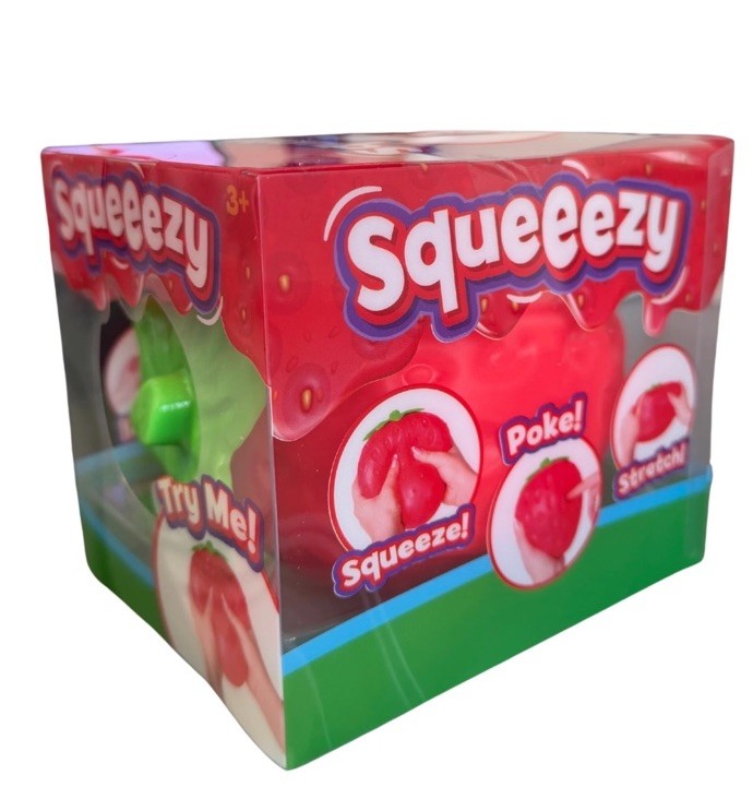 Sunny Days Jumbo Squeezy Strawberry Squishy Toy Stress Relief Sensory Fun