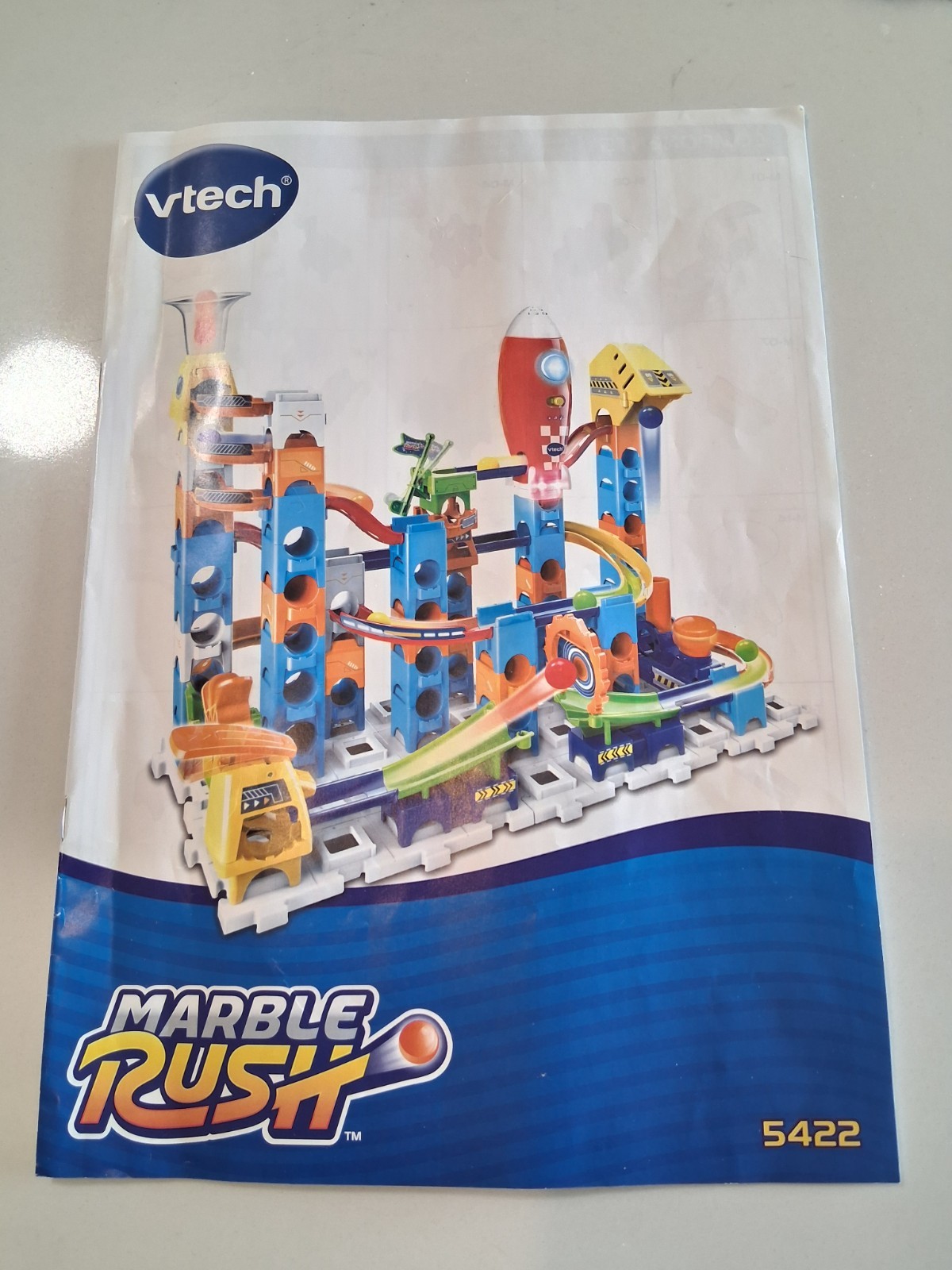 VTech Marble Rush Launchpad Set Complete Tested Lights Sounds w/ Box STEM